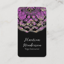 Lila Mandala Yoga Business Card