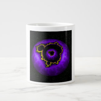 Lila Mandelbrot In Einem Mandelbrot Jumbo-Tasse