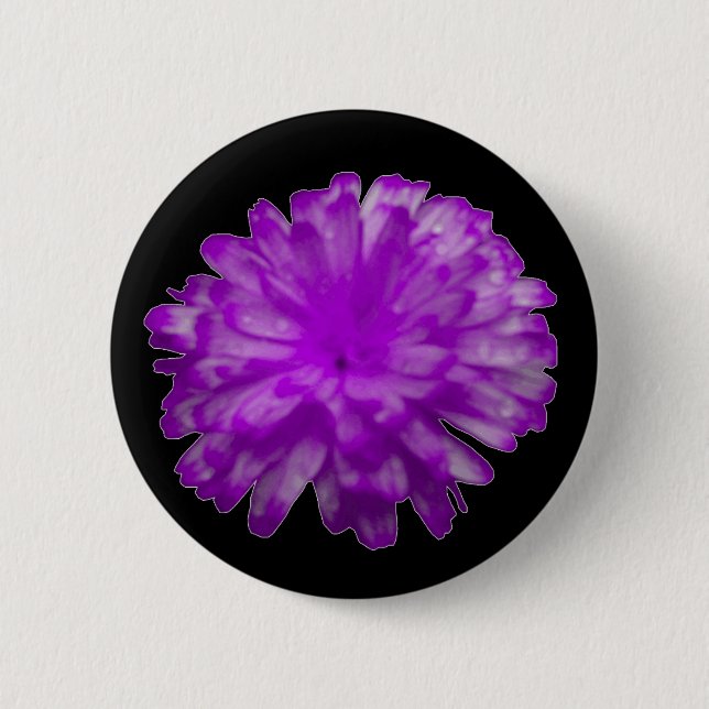 Lila Marigold-Taste Button (Vorderseite)