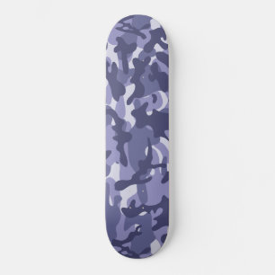Lila Marine Camouflage   Skateboard
