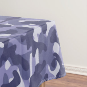 Lila Marine Camouflage Tischdecke