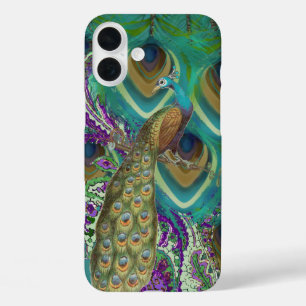 Lila Marine und Kupfer Paisley Peacock & Feathers title_seo2