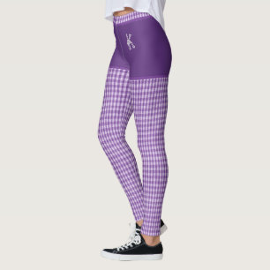 Lila Markiergewebe - Erste Personalisiert Leggings