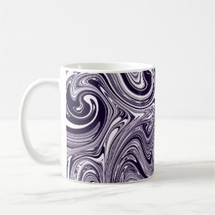 Lila Marmor Kaffeetasse