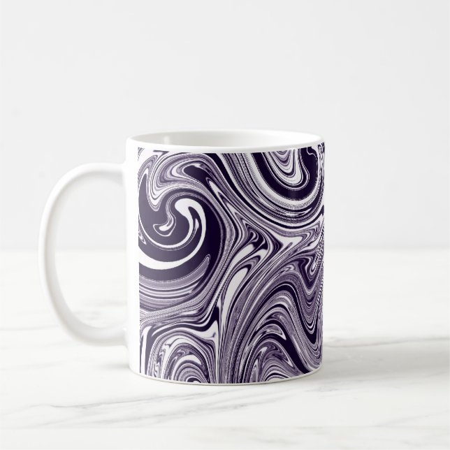 Lila Marmor Kaffeetasse (Links)