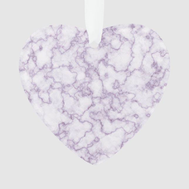 Lila Marmormuster Ornament (Vorderseite)