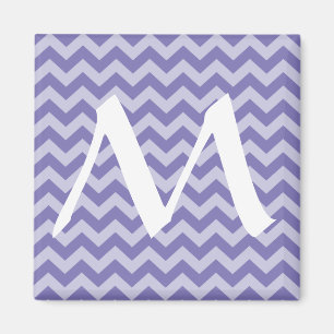 Lila marokkanische Moods Chevrons Magnet