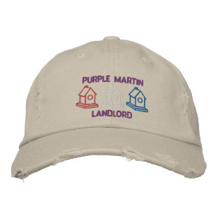 Lila Martin Landlord Bestickte Kappe
