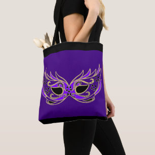 Lila Maskenball-Maske Tasche