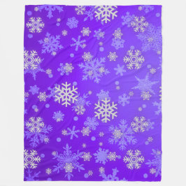 Lila Mattierte Eleganz Fleecedecke