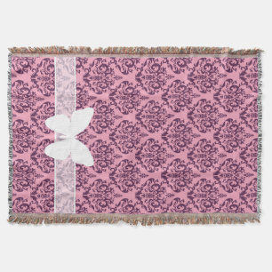Lila Mattierte Orchideenmatte Decke