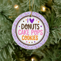 Lila Mattierte Sprinklen I Liebe Donuts Kuchen Pop