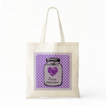 Lila Maurer-Glas-Hochzeits-Taschen-Tasche