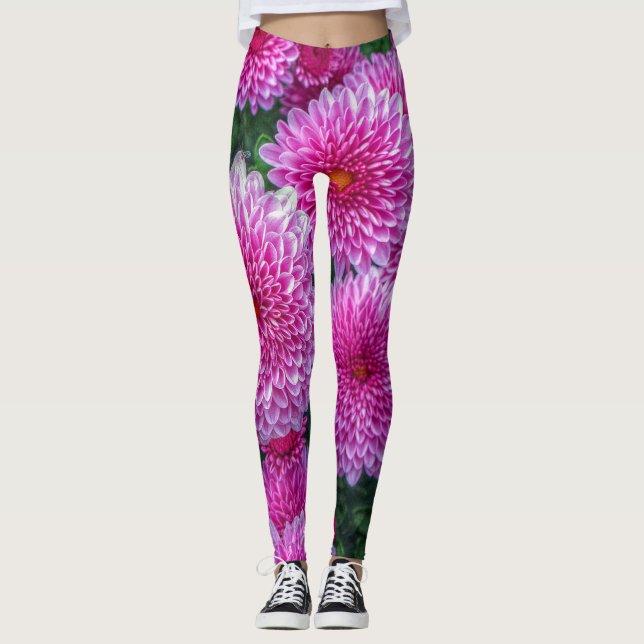 Lila Mäuse Leggings (Vorderseite)
