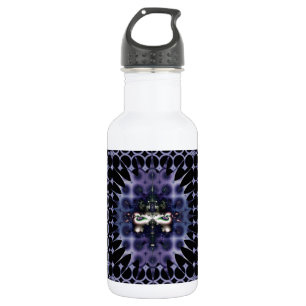 Lila Meditation Edelstahlflasche
