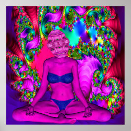 Lila Meditation Poster