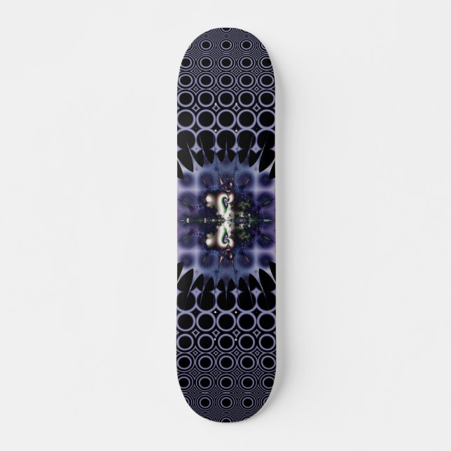 Lila Meditation Skateboard (Vorne)