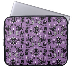 Lila Meerjungfrau Fantasy Laptopschutzhülle