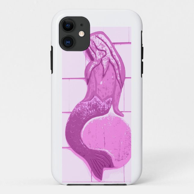 lila Meerjungfraukasten Case-Mate iPhone Hülle (Rückseite)