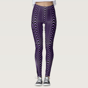 Lila Menschen Illusionen.... Leggings