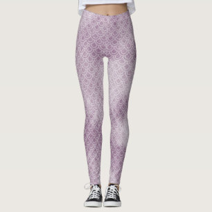 Lila Mermaid Scaly Legs Leggings