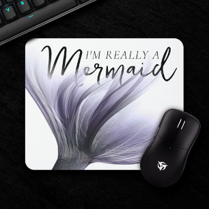 Lila Mermaid-Soul-Angebot Chic Lavender Sprichwo Mousepad