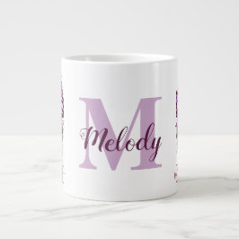 Lila Messy Bun Mama Ehefrau Boss Jumbo-Tasse