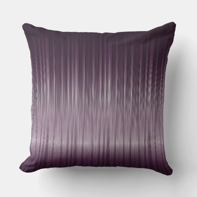 Lila Metallic-Shinny-Carbon-Faserstruktur Kissen (Vorderseite)