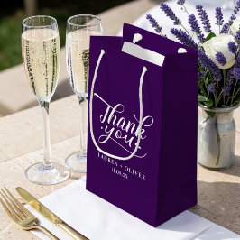 Lila | Minimalistische Hochzeit Vielen Dank Kleine Geschenktüte