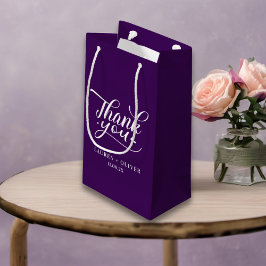 Lila | Minimalistische Hochzeit Vielen Dank Kleine Geschenktüte