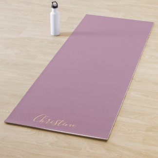 Lila Minimalistische Yogamatte