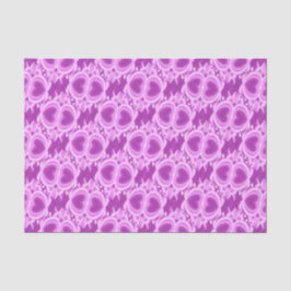 Lila Mirrored Hearts Seidenpapier