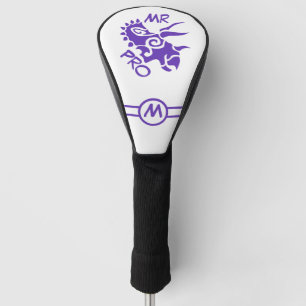 Lila Mister Pro Triceratops Geschickte Antike Golf Headcover
