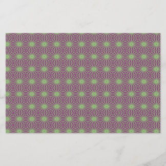 Lila mit grünem Trippelpapier