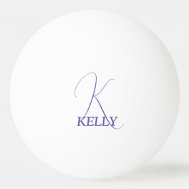 Lila Mit Monogramm Pong Pong Balls Tischtennisball