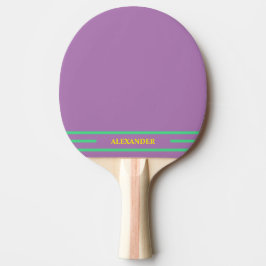 Lila Mit Monogramm Tischtennis Schläger