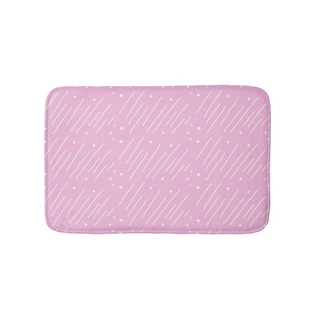 Lila Mod Bath Mat Badematte (Vorderseite)