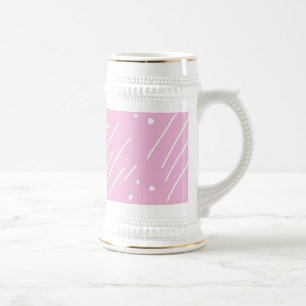 Lila Mod Stein Bierglas