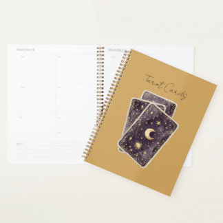 Lila Mond Sterne Tarot Karten Planer