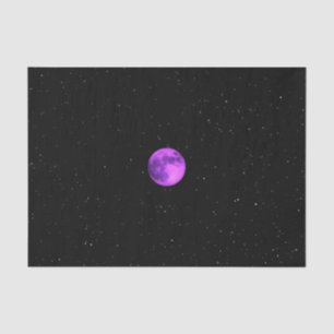 Lila Mond - Weltraumbahnhöfe Seidenpapier