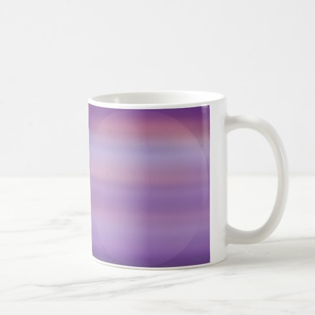 Lila Mondnebel-Tasse Kaffeetasse (Rechts)