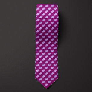 Lila monochromatischer Fußball Krawatte
