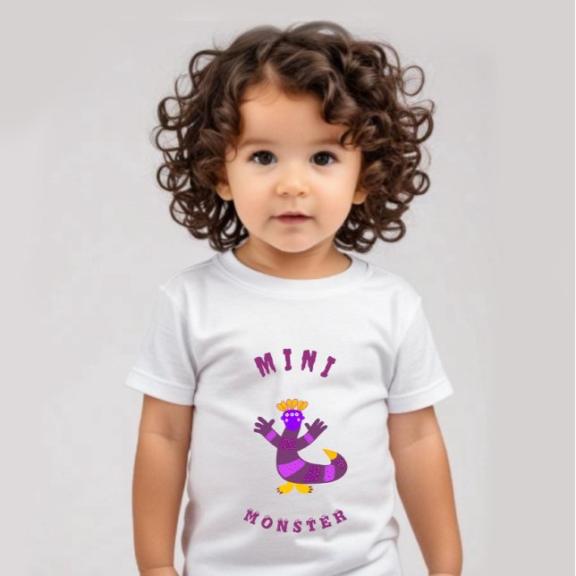 Lila Monster Baby T-shirt (Von Creator hochgeladen)