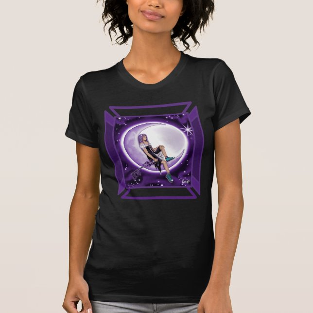 Lila Moon Child T - Shirt (Vorderseite)