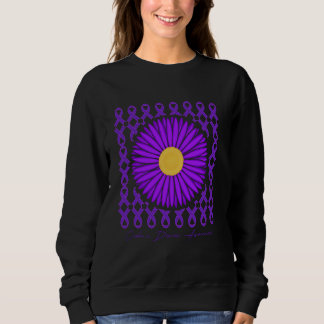 Lila Morbus Crohn-Bewusstsein Sweatshirt