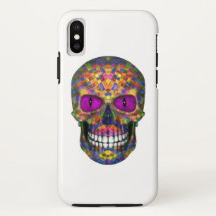 Lila Mosaik-Zuckerschädel-Zombie   iPhone X Kaste Case-Mate iPhone Hülle