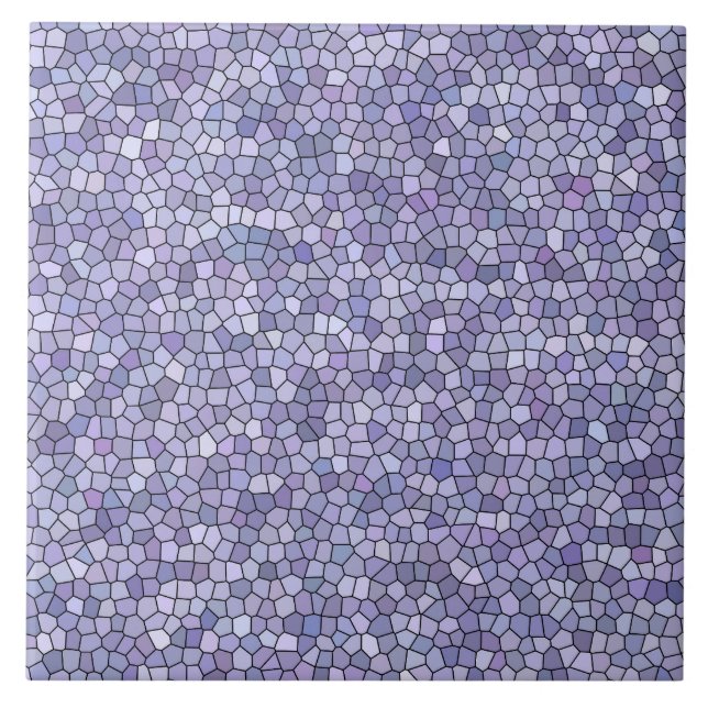 Lila-Mosaikmuster Fliese (Vorderseite)