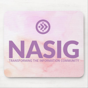 Lila Mouse-Logo Mousepad