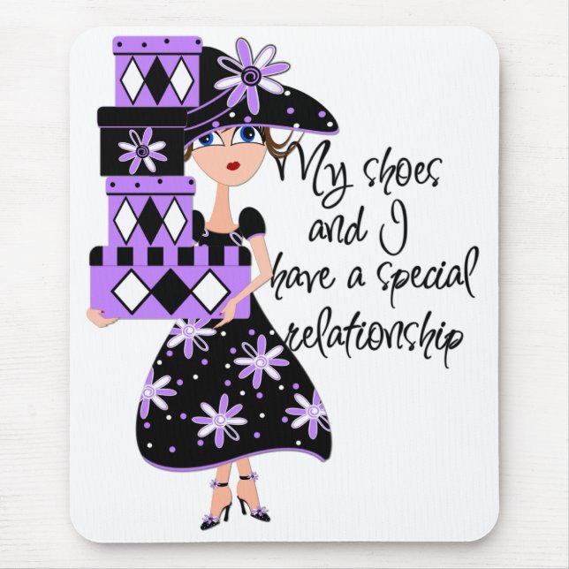 Lila Mousepad (Vorne)