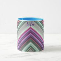 LILA ~ Mug personnalisé ~ zany inhabituel